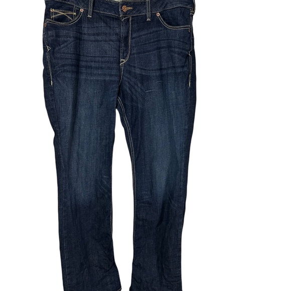 Ariat Women's Boot Cut Jeans - Dark Blue - Picture 2 of 11